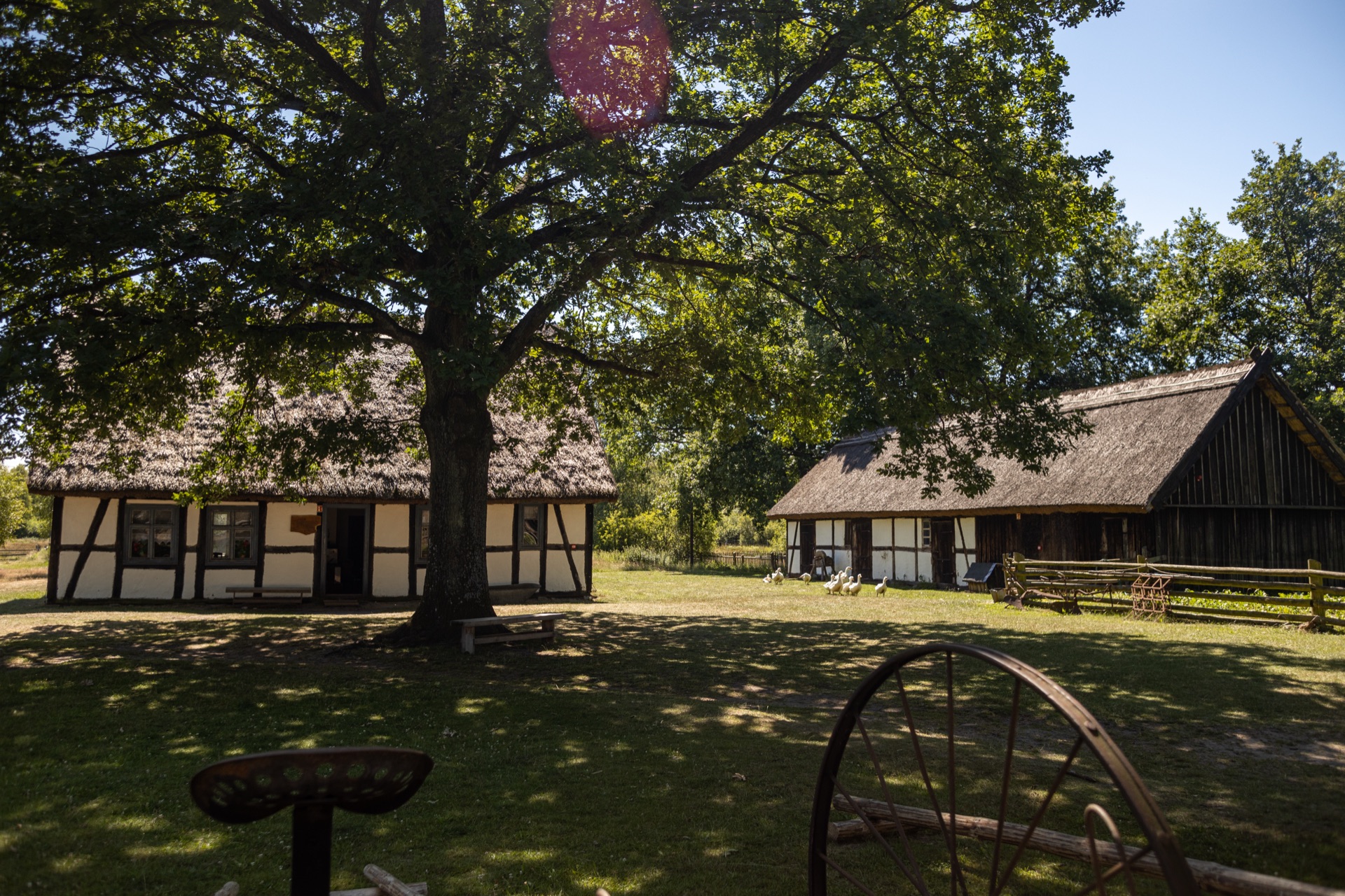 Traditional Polish farmstead
